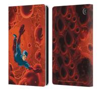 Head Case Designs Officially Licensed Justice League DC Comics The Atom Other Members Comic Art Leather Wallet Case Compatible With Amazon Fire 7 2022