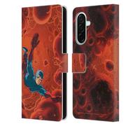 Head Case Designs Officially Licensed Justice League DC Comics The Atom Other Members Comic Art Leather Wallet Case Compatible With Samsung Galaxy A26 5G