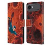 Head Case Designs Officially Licensed Justice League DC Comics The Atom Other Members Comic Art Leather Wallet Case Compatible With Apple iPhone 17 Air