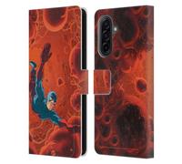 Head Case Designs Officially Licensed Justice League DC Comics The Atom Other Members Comic Art Leather Wallet Case Compatible With Samsung Galaxy A17 4G / 5G