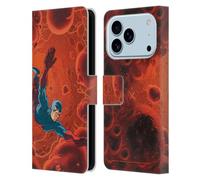 Head Case Designs Officially Licensed Justice League DC Comics The Atom Other Members Comic Art Leather Wallet Case Compatible With Apple iPhone 17 Pro