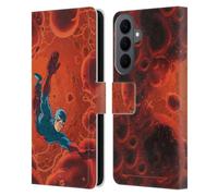Head Case Designs Officially Licensed Justice League DC Comics The Atom Other Members Comic Art Leather Wallet Case Compatible With Samsung Galaxy S26 Plus