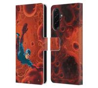 Head Case Designs Officially Licensed Justice League DC Comics The Atom Other Members Comic Art Leather Wallet Case Compatible With Samsung Galaxy A36 5G