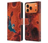 Head Case Designs Officially Licensed Justice League DC Comics The Atom Other Members Comic Art Leather Wallet Case Compatible With Apple iPhone 17 Pro Max