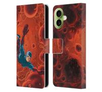 Head Case Designs Officially Licensed Justice League DC Comics The Atom Other Members Comic Art Leather Wallet Case Compatible With Apple iPhone 17