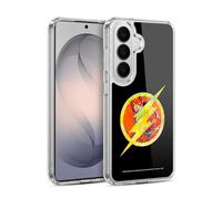 Head Case Designs Officially Licensed Justice League DC Comics The Flash Dark Electric Pop Icons Gel Case [Military Grade] Compatible with Samsung Galaxy S26 Plus and Compatible with MagSafe