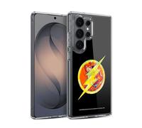 Head Case Designs Officially Licensed Justice League DC Comics The Flash Dark Electric Pop Icons Gel Case [Military Grade] Compatible with Samsung Galaxy S26 Ultra and Compatible with MagSafe