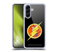 Head Case Designs Officially Licensed Justice League DC Comics The Flash Dark Electric Pop Icons Gel Case [Military Grade Protection] Compatible With Samsung Galaxy A56 5G