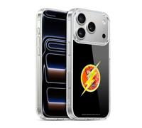 Head Case Designs Officially Licensed Justice League DC Comics The Flash Dark Electric Pop Icons Gel Case [Military Grade Protection] Compatible with Apple iPhone 17 Pro and Compatible with MagSafe