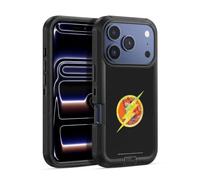 Head Case Designs Officially Licensed Justice League DC Comics The Flash Dark Electric Pop Icons Ultra-Armoured Shockproof Case [Military Grade Protection] Compatible With Apple iPhone 17 Pro Max