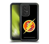 Head Case Designs Officially Licensed Justice League DC Comics The Flash Dark Electric Pop Icons Ultra-Armoured Shockproof Case [Military Grade Protection] Compatible With Galaxy A33 5G (2022)