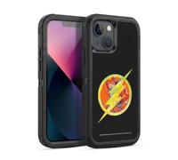 Head Case Designs Officially Licensed Justice League DC Comics The Flash Dark Electric Pop Icons Ultra-Armoured Shockproof Case [Military Grade Protection] Compatible With Apple iPhone 13
