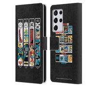 Head Case Designs Officially Licensed Justice League DC Comics Trinity 90th Anniversary Leather Wallet Case Compatible With Samsung Galaxy S21 Ultra 5G