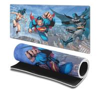 Head Case Designs Officially Licensed Justice League DC Comics Trinity Comic Book Covers 23.62 x 11.81 x 0.12 inches (600 x 300 mm) - L Gaming Office Desk PC Keyboard Mouse Mat Pad