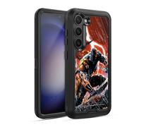 Head Case Designs Officially Licensed Justice League DC Comics Vol. 1 Gods Of War Deathstroke Comic Art Ultra-Armoured Shockproof Case [Military Grade Protection] Compatible With Samsung Galaxy S23 5G