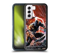 Head Case Designs Officially Licensed Justice League DC Comics Vol. 1 Gods Of War Deathstroke Comic Art Ultra-Armoured Shockproof Case [Military Grade Protection] Compatible With Samsung Galaxy S21 5G