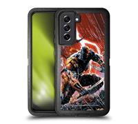Head Case Designs Officially Licensed Justice League DC Comics Vol. 1 Gods Of War Deathstroke Comic Art Ultra-Armoured Shockproof Case [Military Grade] Compatible With Samsung Galaxy S21 FE 5G