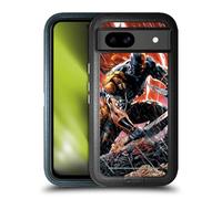 Head Case Designs Officially Licensed Justice League DC Comics Vol. 1 Gods Of War Deathstroke Comic Art Ultra-Armoured Shockproof Case [Military Grade Protection] Compatible With Google Pixel 8a