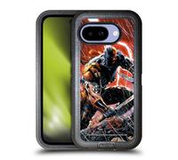 Head Case Designs Officially Licensed Justice League DC Comics Vol. 1 Gods Of War Deathstroke Comic Art Ultra-Armoured Shockproof Case [Military Grade Protection] Compatible With Google Pixel 9A