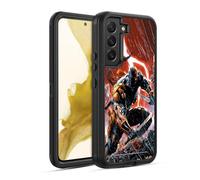 Head Case Designs Officially Licensed Justice League DC Comics Vol. 1 Gods Of War Deathstroke Comic Art Ultra-Armoured Shockproof Case [Military Grade Protection] Compatible With Samsung Galaxy S22 5G