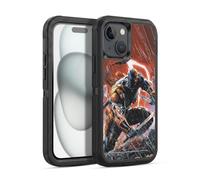 Head Case Designs Officially Licensed Justice League DC Comics Vol. 1 Gods Of War Deathstroke Comic Art Ultra-Armoured Shockproof Case [Military Grade Protection] Compatible With Apple iPhone 15