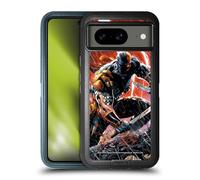 Head Case Designs Officially Licensed Justice League DC Comics Vol. 1 Gods Of War Deathstroke Comic Art Ultra-Armoured Shockproof Case [Military Grade Protection] Compatible With Google Pixel 8