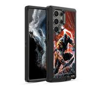 Head Case Designs Officially Licensed Justice League DC Comics Vol. 1 Gods Of War Deathstroke Comic Art Ultra-Armoured Shockproof Case [Military Grade] Compatible With Samsung Galaxy S22 Ultra 5G
