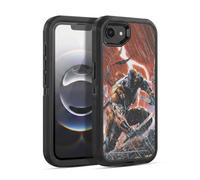 Head Case Designs Officially Licensed Justice League DC Comics Vol. 1 Gods Of War Deathstroke Comic Art Ultra-Armoured Shockproof Case [Military Grade] Compatible With Apple iPhone 16e / iPhone 17e