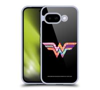 Head Case Designs Officially Licensed Justice League DC Comics Wonder Woman Dark Electric Pop Icons Gel Case [Military Grade Protection] Compatible With Google Pixel 9A