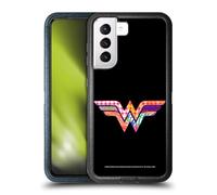 Head Case Designs Officially Licensed Justice League DC Comics Wonder Woman Dark Electric Pop Icons Ultra-Armoured Shockproof Case [Military Grade Protection] Compatible With Samsung Galaxy S21 5G