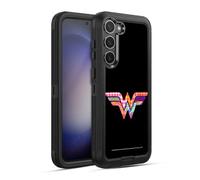 Head Case Designs Officially Licensed Justice League DC Comics Wonder Woman Dark Electric Pop Icons Ultra-Armoured Shockproof Case [Military Grade Protection] Compatible With Samsung Galaxy S23+ 5G