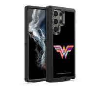 Head Case Designs Officially Licensed Justice League DC Comics Wonder Woman Dark Electric Pop Icons Ultra-Armoured Shockproof Case [Military Grade] Compatible With Samsung Galaxy S22 Ultra 5G