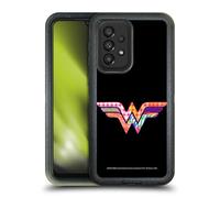 Head Case Designs Officially Licensed Justice League DC Comics Wonder Woman Dark Electric Pop Icons Ultra-Armoured Shockproof Case [Military Grade Protection] Compatible With Galaxy A33 5G (2022)