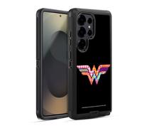Head Case Designs Officially Licensed Justice League DC Comics Wonder Woman Dark Electric Pop Icons Ultra-Armoured Shockproof Case [Military Grade Protection] Compatible With Samsung Galaxy S25 Ultra