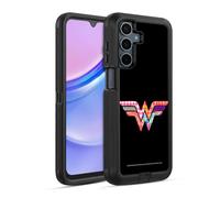 Head Case Designs Officially Licensed Justice League DC Comics Wonder Woman Dark Electric Pop Icons Ultra-Armoured Shockproof Case [Military Grade Protection] Compatible With Samsung Galaxy A15