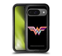 Head Case Designs Officially Licensed Justice League DC Comics Wonder Woman Dark Electric Pop Icons Ultra-Armoured Shockproof Case [Military Grade] Compatible With Google Pixel 9 / Pixel 9 Pro