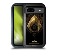 Head Case Designs Officially Licensed Justice League Movie Aquaman 2 Logos Ultra-Armoured Shockproof Case [Military Grade Protection] Compatible With Google Pixel 8a