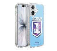 Head Case Designs Officially Licensed Justice League Movie JL Badge 2 Logos Gel Case [Military Grade Protection] Compatible with Apple iPhone 17 and Compatible with MagSafe