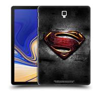 Head Case Designs Officially Licensed Justice League Movie Man Of Steel Superman Logo Art Hard Back Case Compatible With Galaxy Tab S4 10.5 (2018)