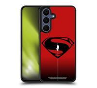 Head Case Designs Officially Licensed Justice League Movie Red And Black Flight Superman Logo Art Gel Armour Case [Military Grade Protection] Compatible With Samsung Galaxy S25 FE