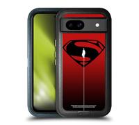 Head Case Designs Officially Licensed Justice League Movie Red And Black Flight Superman Logo Art Ultra-Armoured Shockproof Case [Military Grade Protection] Compatible With Google Pixel 8a