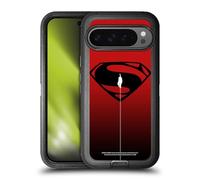 Head Case Designs Officially Licensed Justice League Movie Red And Black Flight Superman Logo Art Ultra-Armoured Shockproof Case [Military Grade Protection] Compatible With Google Pixel 9 Pro XL