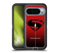 Head Case Designs Officially Licensed Justice League Movie Red And Black Flight Superman Logo Art Ultra-Armoured Shockproof Case [Military Grade Protection] Compatible With Google Pixel 10 Pro XL