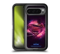 Head Case Designs Officially Licensed Justice League Movie Superman 2 Logos Ultra-Armoured Shockproof Case [Military Grade Protection] Compatible With Google Pixel 9 Pro XL
