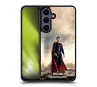 Head Case Designs Officially Licensed Justice League Movie Superman Character Posters Gel Armour Case [Military Grade Protection] Compatible With Samsung Galaxy S25 FE
