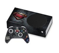 Head Case Designs Officially Licensed Justice League Movie Superman Logo And Character Art Vinyl Sticker Gaming Skin Decal Cover Compatible With Xbox Series S Console and Controller Bundle