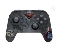 Head Case Designs Officially Licensed Justice League Movie Superman Logo And Character Art Vinyl Sticker Gaming Skin Decal Cover Compatible With Nintendo Switch Pro Controller