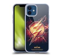 Head Case Designs Officially Licensed Justice League Movie The Flash 2 Logos Gel Case [Military Grade Protection] Compatible with Apple iPhone 12 / iPhone 12 Pro and Compatible with MagSafe