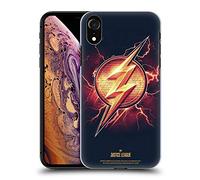 Head Case Designs Officially Licensed Justice League Movie The Flash 2 Logos Hard Back Case Compatible With Apple iPhone XR