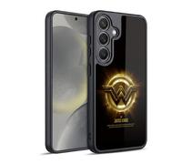 Head Case Designs Officially Licensed Justice League Movie Wonder Woman 2 Logos Gel Armour Case [Military Grade Protection] Compatible With Samsung Galaxy S24 5G